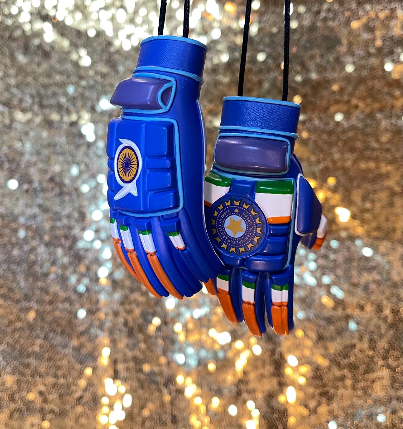 Team India Cricket Gloves - Car Accessory