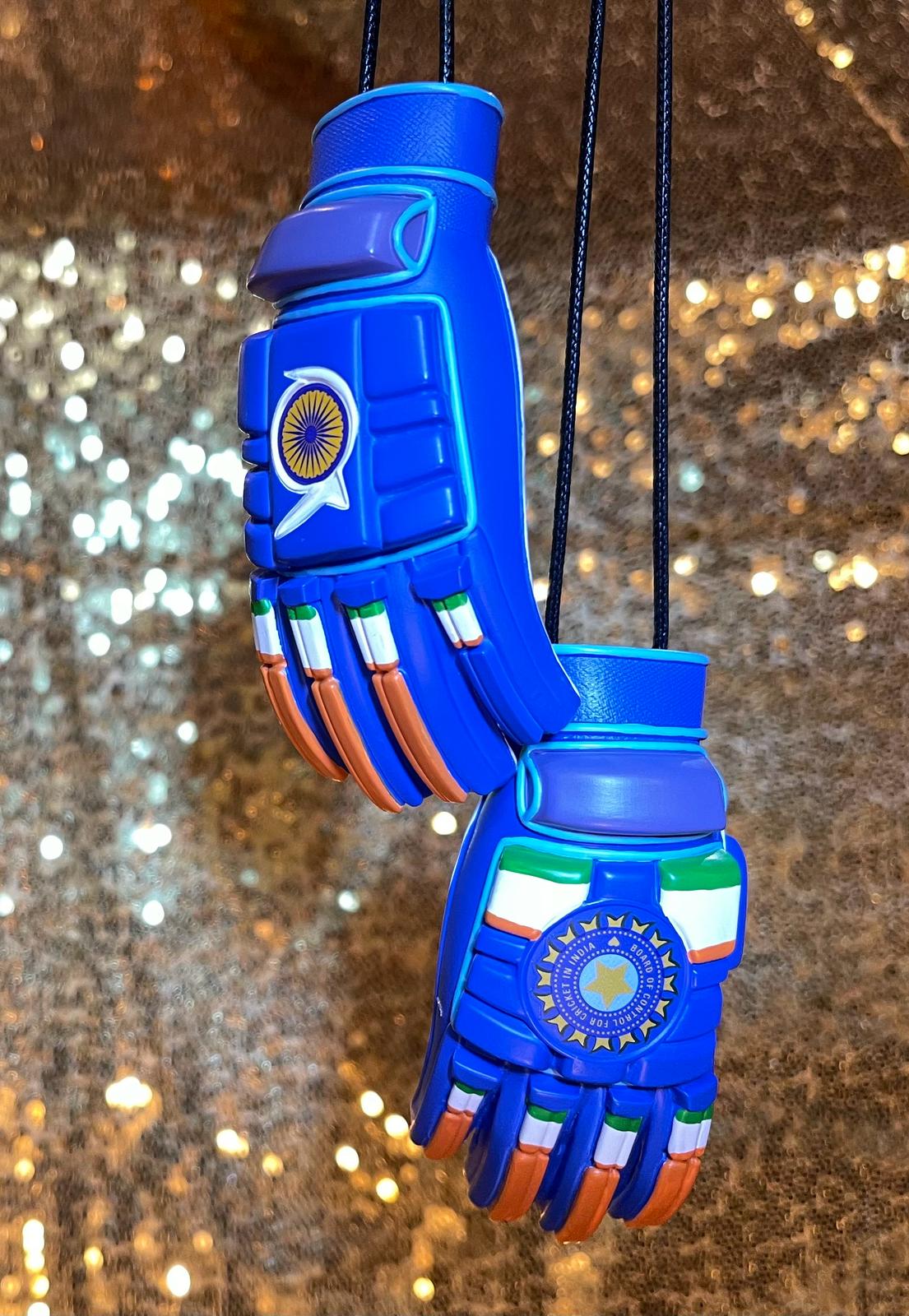 Team India Cricket Gloves - Car Accessory